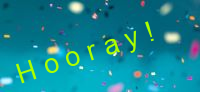 Confetti Image with Text